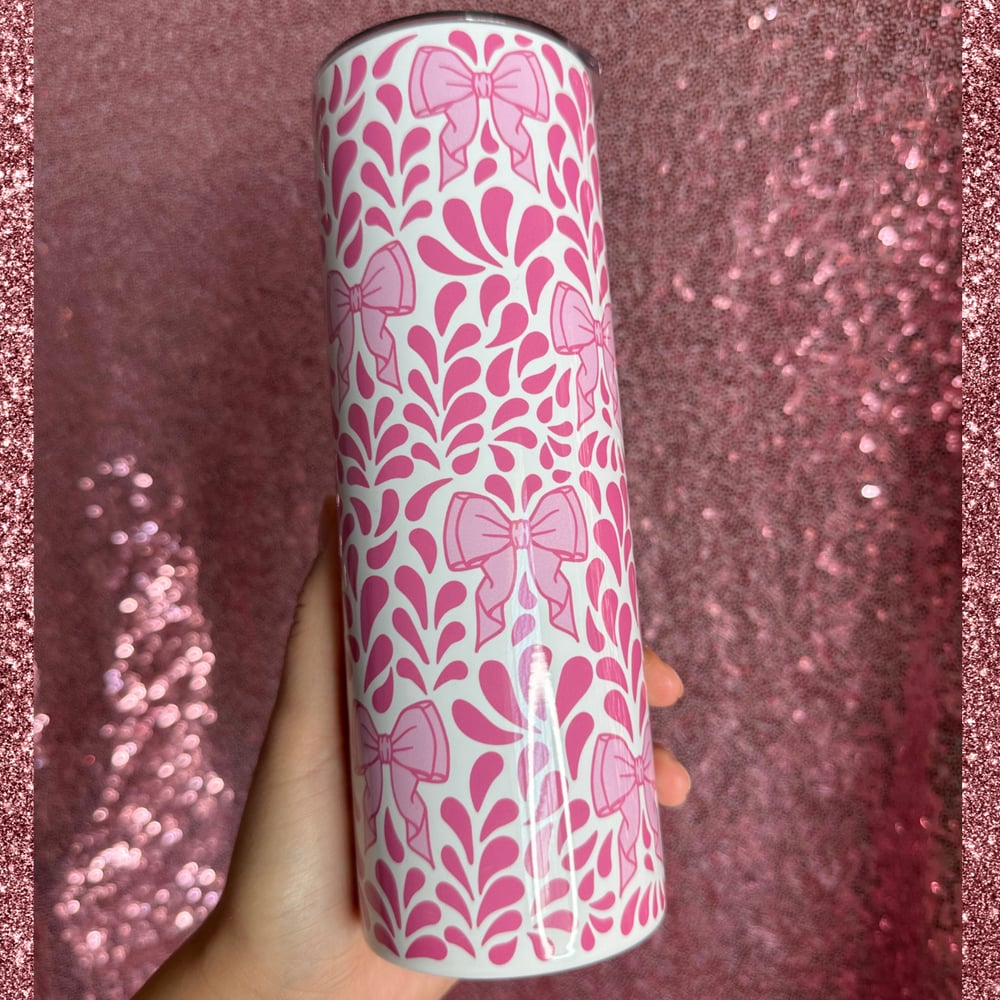 Image of PINK Talavera 20oz Tumbler💕