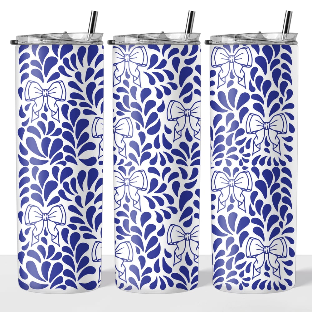 Image of BLUE Talavera 20oz Tumbler💙