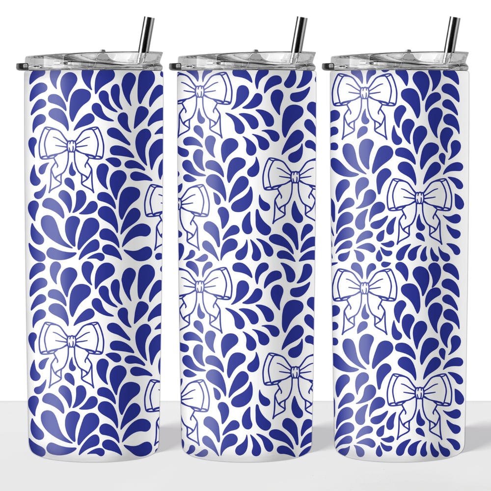 Image of BLUE Talavera 20oz Tumbler💙