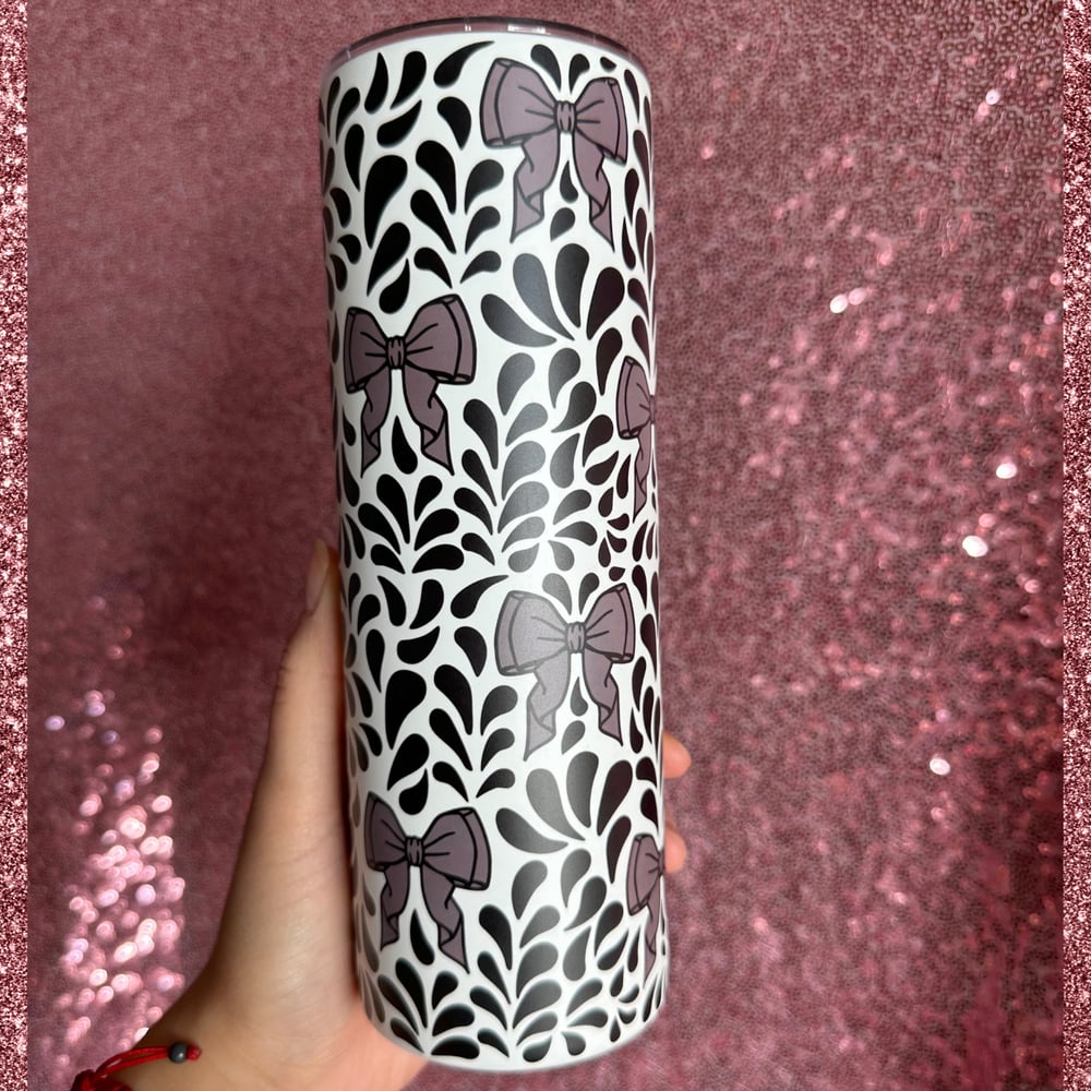 Image of BLACK Talavera 20oz Tumbler🖤