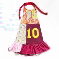 Image 4 of reds paisley pink gold ten 8/10 10 party tenth 10th birthday bday halter sundress dress