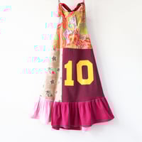 Image 2 of reds paisley pink gold ten 8/10 10 party tenth 10th birthday bday halter sundress dress