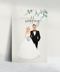 Image 2 of Wedding invites with floral decoration