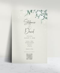 Image 3 of Wedding invites with floral decoration