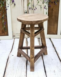 Image 2 of Wooden props stool H-50cm