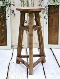 Image 1 of Wooden props stool H-70cm