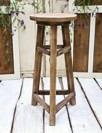 Image 2 of Wooden props stool H-70cm