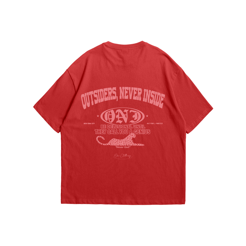 Image of ONI "Be Delusional" Tee (Red)