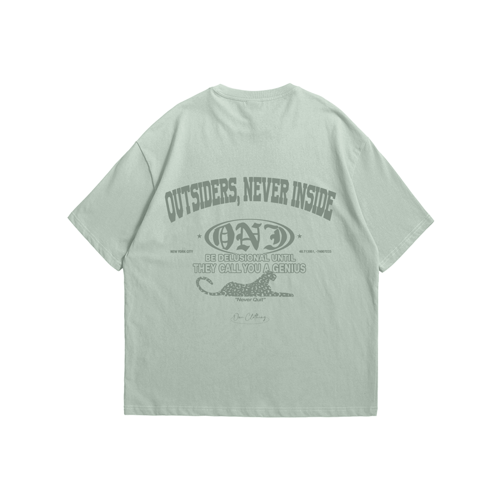 Image of ONI "Be Delusional" Tee (Sage Green)