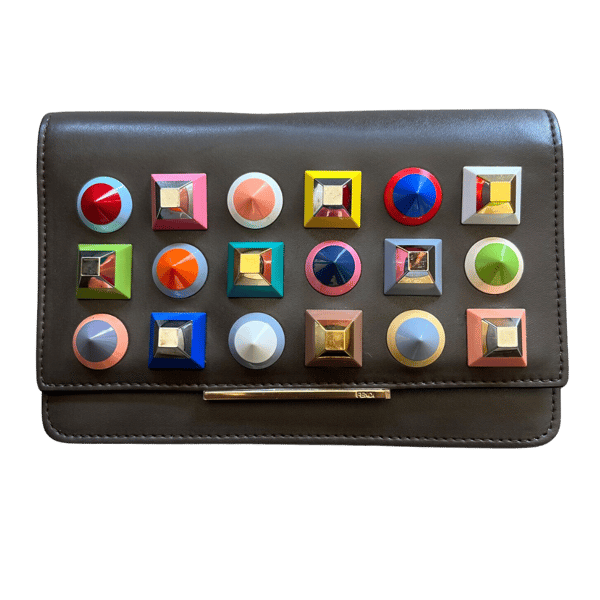 Image of FENDI RAINBOW STUDS PURSE