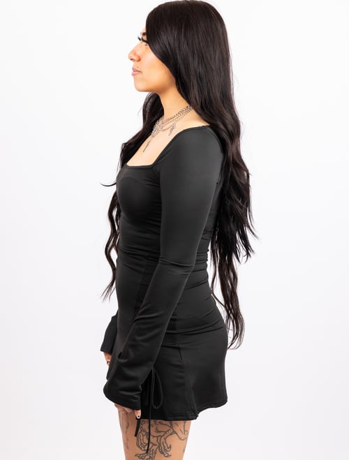 Image of Split Hem Mini Dress