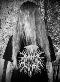 Image 2 of Amenita  T-Shirt (Black Metal Style) +Patch & Stickers Package