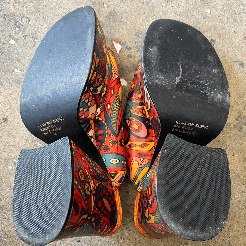 Image of PAISLEY PRINT PLATFORMS