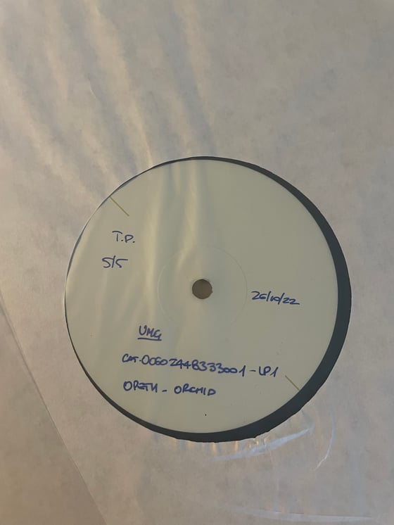 Image of Opeth testpress 2xLp 2022