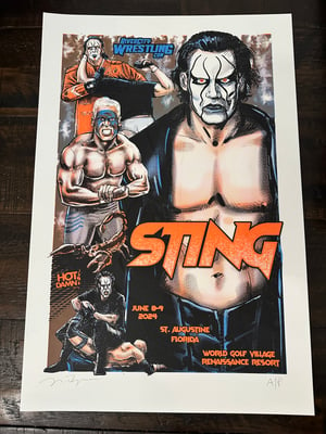 STING 2024 RCWC EXCLUSIVE ART PRINT