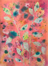 Bloom and Burn Original Framed Painting