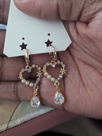 Heart Drop Earrings