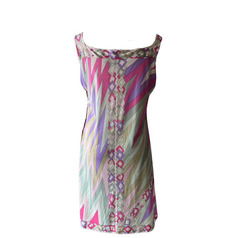 Image of EMILIO PUCCI SLIP DRESS - PINK/PURPLE