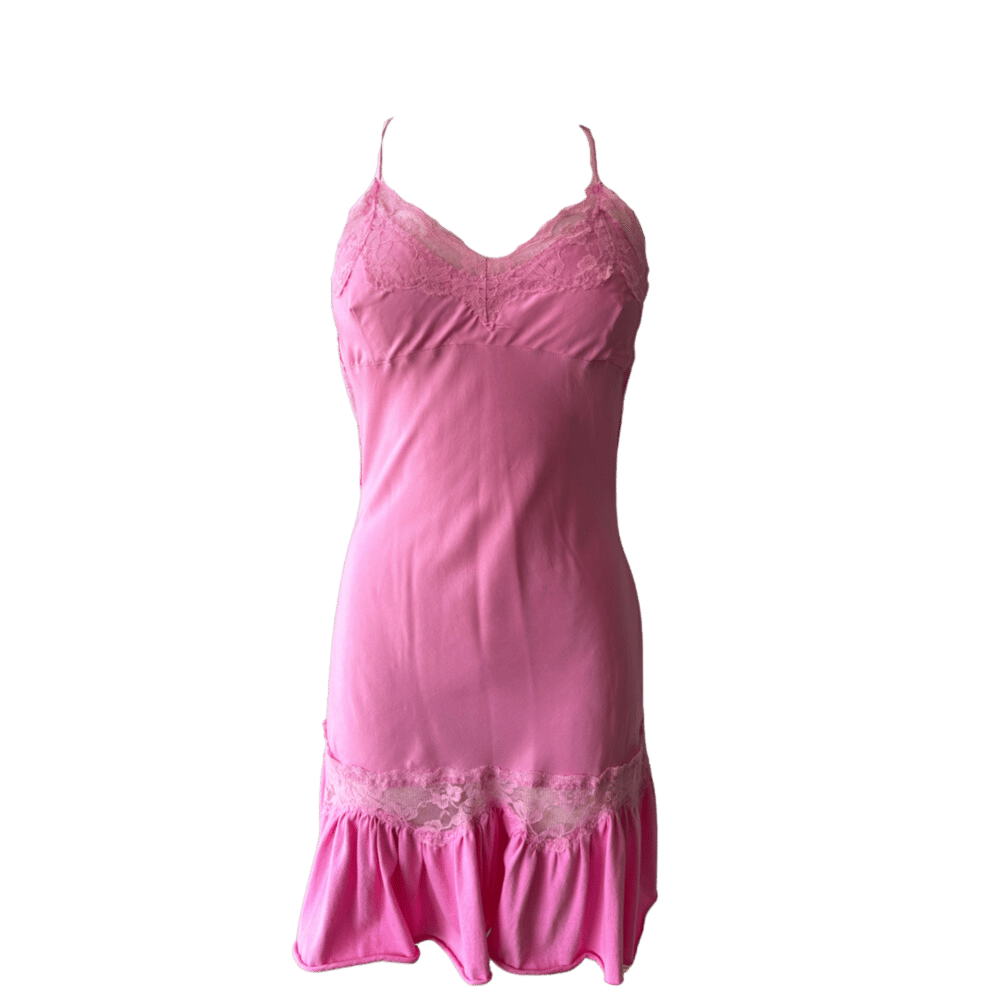Image of MANOUSH PINK SLIP DRESS