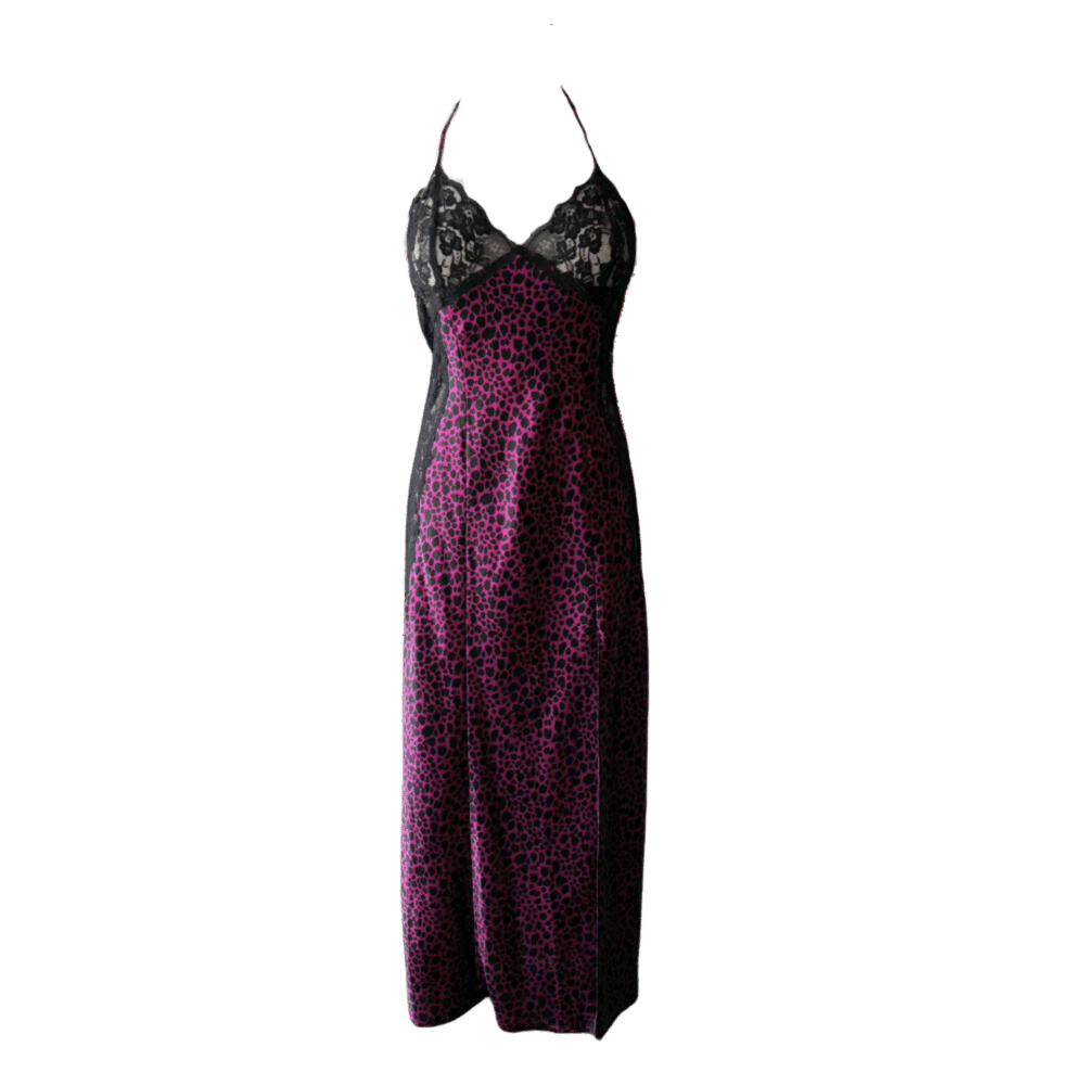 Image of VINTAGE FREDERICK'S OF HOLLYWOOD LACE SLIP DRESS