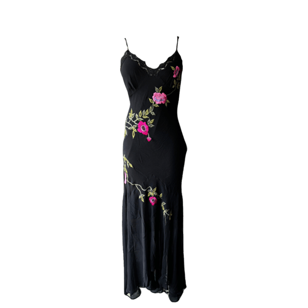 Image of SUE WONG BLACK DRESS