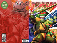 Image 4 of Teenage Mutant Ninja Turtles #150 (Shellheads United Exclusive) *SIGNED & REMARKED w/ color splash*