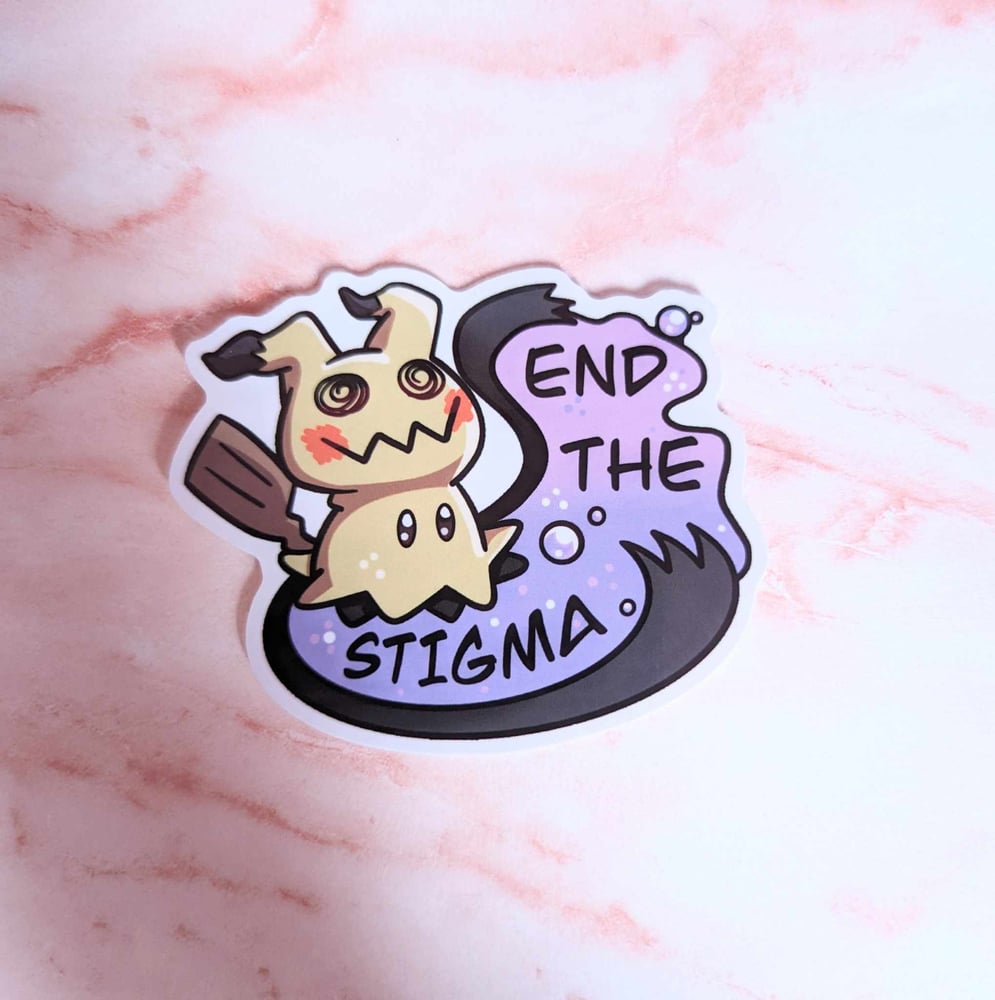 Image of "End the Stigma" Vinyl Sticker