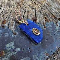 Image 1 of Lapis Tourmaline Pendant