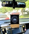 Cambodia, rearview mirror flag