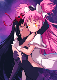 Image 1 of madoka + homura