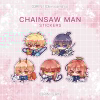 CHAINSAW MAN - 3" STICKERS