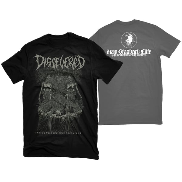 Image of DISSEVERED "INCESTUOUS NECROPHILIA" T-SHIRT