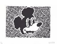 "Definitely Not Mickey" LINOCUT PRINTS