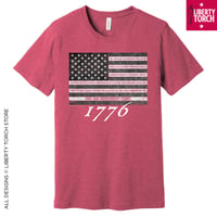 Image 1 of 1776 Declaration of Independence (Independence Day) Unisex T-Shirt