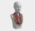 Silk Modal Bandana in Bloom and Burn Image 2