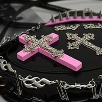 Image 4 of Y2K Gothic Woman Heart Shoulder Bag