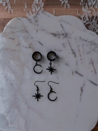 Image 1 of Moon & Stars (Black)