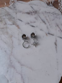 Image 1 of Moon & Stars (Silver)