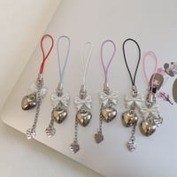 Image 2 of Ribbon heart charm