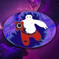Baymax Art Print 4”x4”