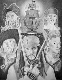Pirates Art Print 8”x10”