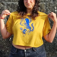 Image 1 of FIRMAMENTO #1: Crop Top TIGRONA por Alba Feito