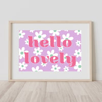 Image 6 of Hello Lovely Flower Print