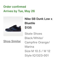 Image 1 of Nike SB Dunk Low Pro Bluetile Skateboards