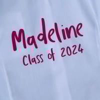 Image 2 of School Leavers Class Of 2025 Iron On Vinyl Shirt Decal