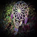 Prisma Suncatcher flower of life (purple)