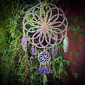 Prisma Suncatcher flower of life (purple)