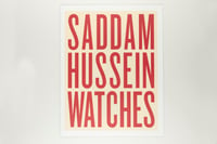 Image 2 of Martin Parr - Saddam Hussein Watches *Signed*