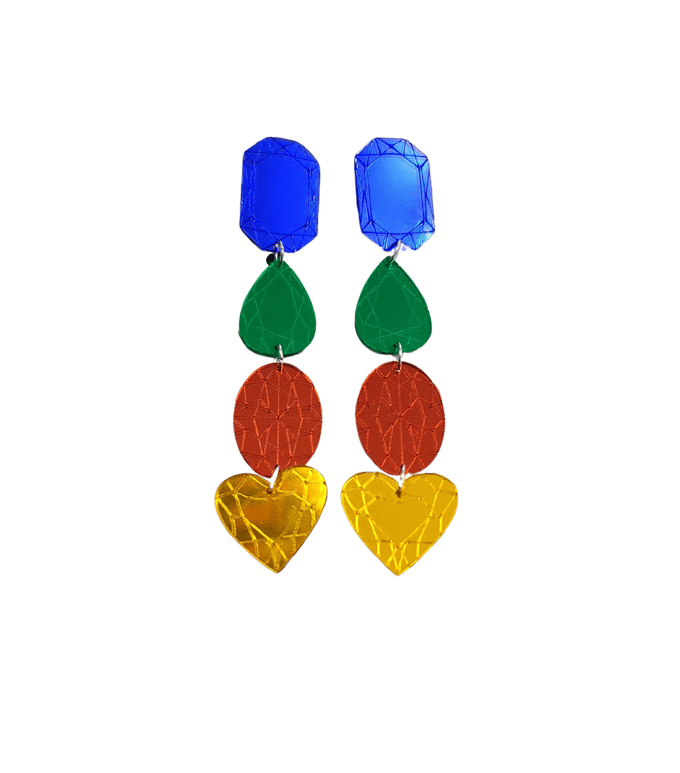 Image of Gem Drop Earrings