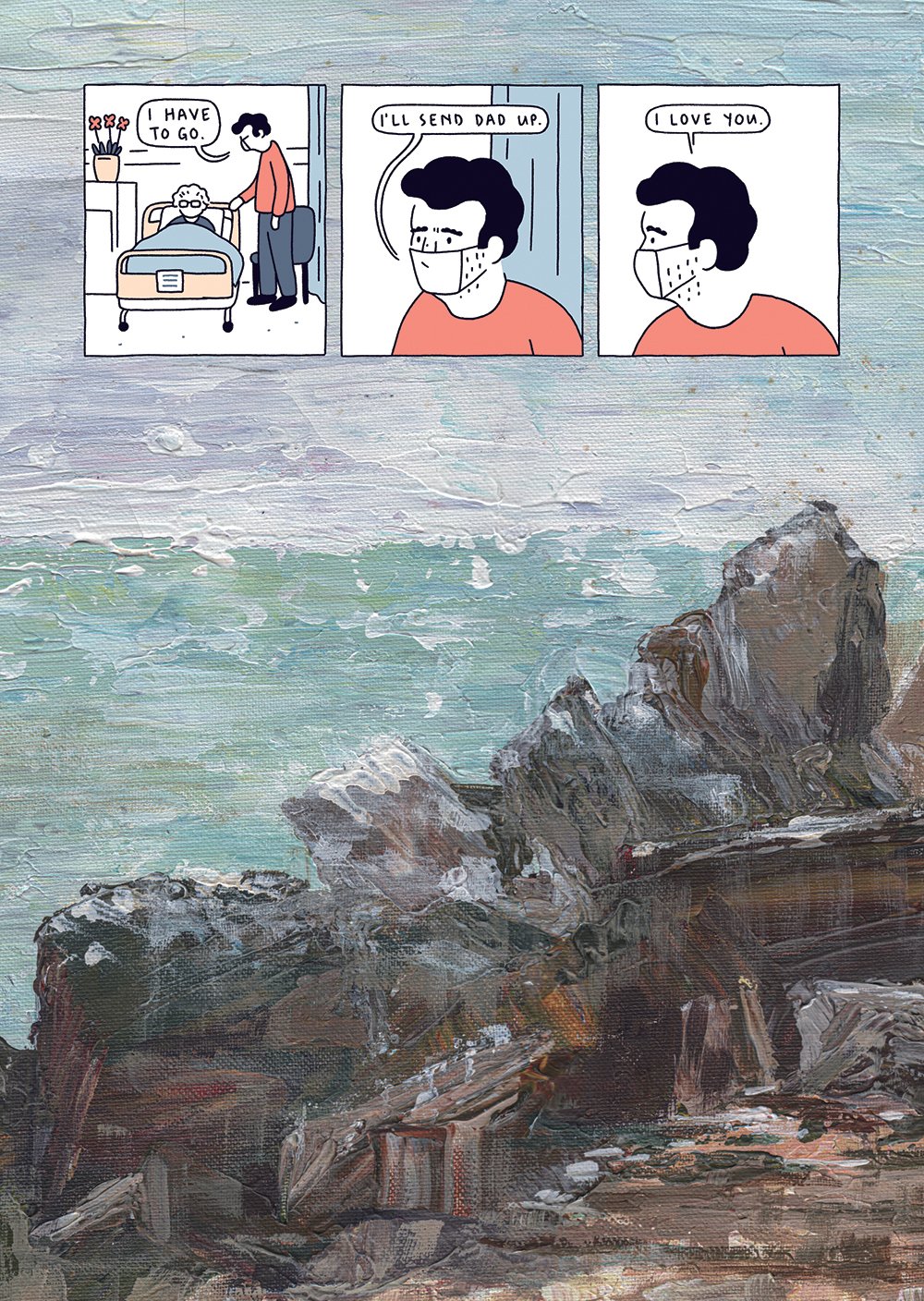 Adrift on a Painted Sea by Tim Bird